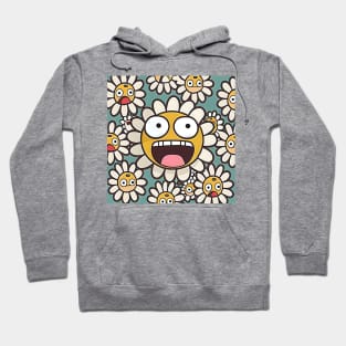 Summer Romance: Mothers Day Embrace the Season with a Colorful Daisies Flower Pattern Hoodie